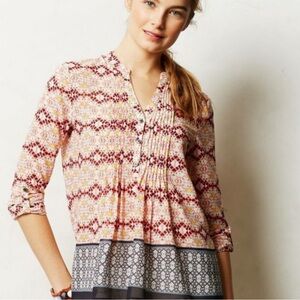 Anthropologie HD in‎ Paris Kaveri Blouse Size 0